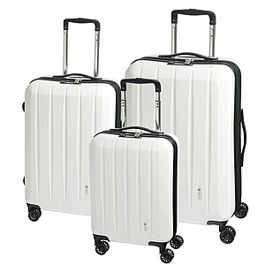 Sada tří kufrů, bílá