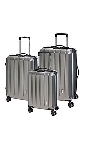 Sada tří kufrů, karbonová barva