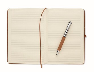 Sada zápisníku a propisky, béžová