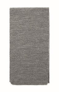 Šála z polyesteru RPET, světle šedý melír