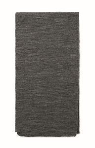 Šála z polyesteru RPET, tmavě šedý melír