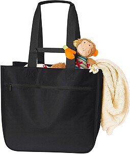 SALAVITA Nákupní prostorná taška, černá