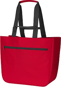 SALAVITA Nákupní prostorná taška, červená