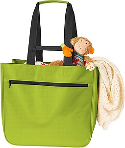 SALAVITA Nákupní prostorná taška, světle zelená