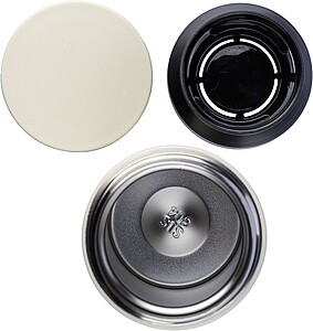 SAMLAR Dvoustěnný termohrnek z nerezové oceli, 350 ml, krémová bílá