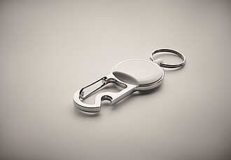 Samonavíjecí držák s klipem, bílá