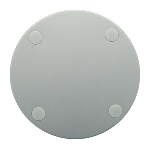 SATIRA Bezdrátová 15W rychlonabíječka z recyklovaného hliníku, šedá