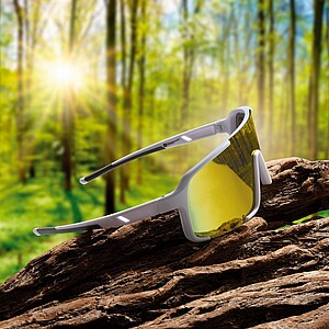 SCHWARZWOLF BARWON Sportovní polarizační brýle, bílá