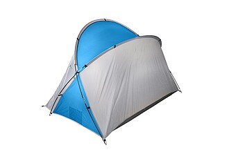 SCHWARZWOLF KERKINI Outdoorový přístřešek pro 2 osoby, modrošedá