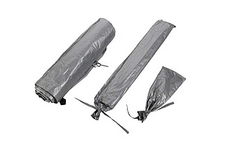 SCHWARZWOLF KERKINI Outdoorový přístřešek pro 2 osoby, modrošedá