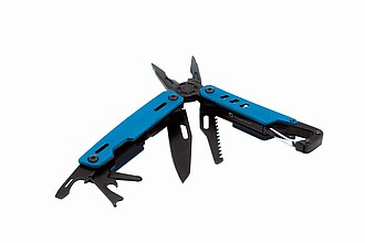 SCHWARZWOLF NOBLE Multifunkční nářadí, 11 ks, modrá - reklamní předměty
