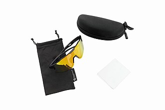 SCHWARZWOLF TRINITY Sportovní polarizační brýle, černá - sluneční brýle s vlastním potiskem