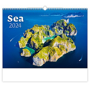 Sea 2026, nástěnný kalendář, prodloužená záda - reklamní kalendáře