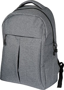 Šedý batoh s místem na notebook - batoh s potiskem