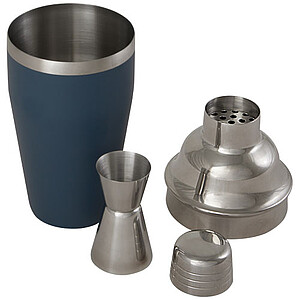 Šejkr na koktejly z recyklované nerezové oceli, modrý
