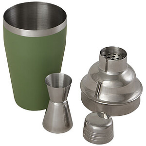 Šejkr na koktejly z recyklované nerezové oceli, zelený