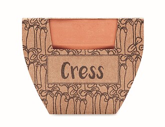 Semínka řeřichy v květináčku