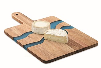 Servírovací prkénko s detailem z epoxidové pryskyřice