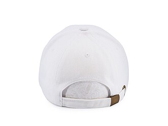 Šestipanelová čepice se sandwich kšiltem, bílá