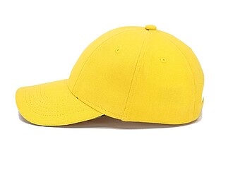 Šestipanelová čepice se sandwich kšiltem, žlutá