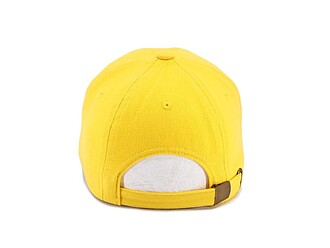 Šestipanelová čepice se sandwich kšiltem, žlutá