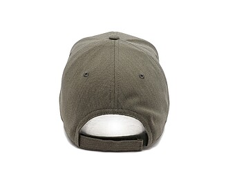 Šestipanelová kšiltovka z luxusního materiálu, khaki