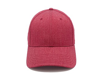 Šestipanelová kšiltovka z recyklovaných materiálů, červená
