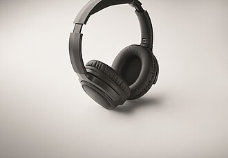 Skládací bezdrátová sluchátka, černá