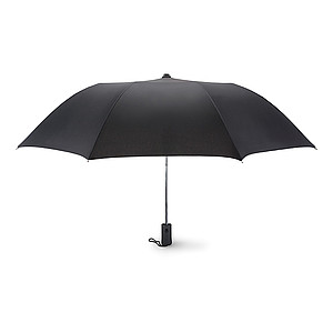 Skládací deštník, hliníková konstrukce, černý