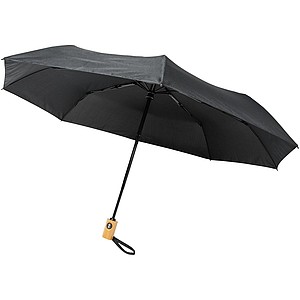 Skládací deštník s automatickým otevíráním, průměr 98cm, černá - reklamní deštníky