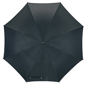 Skládací deštník s karabinou, černý
