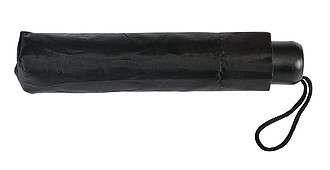 Skládací kapesní deštník, černý