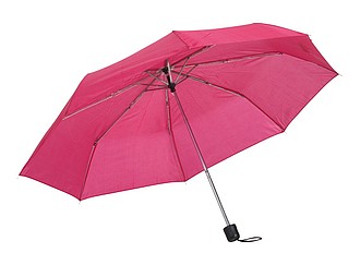 Skládací kapesní deštník, tmavě růžový