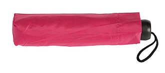 Skládací kapesní deštník, tmavě růžový