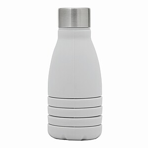 Skládací láhev na pití 550 ml, šedá