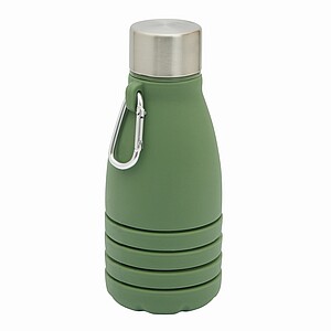Skládací láhev na pití 550 ml, vojenská zelená