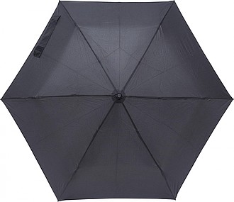 Skládací manuální deštník, pr. 90cm, černý - reklamní deštníky