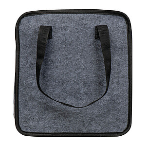 Skládací organizér do auta z recyklované plsti, šedá