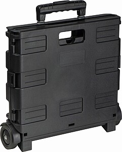 Skládací plastový vozík s teleskopickým madlem