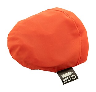 Skládací RPET polyesterové frisbee s pouzdrem, červená