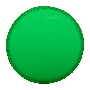 Skládací RPET polyesterové frisbee s pouzdrem, zelená