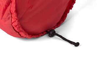 Skládací sportovní taška z RPET, 210D nylon, červená