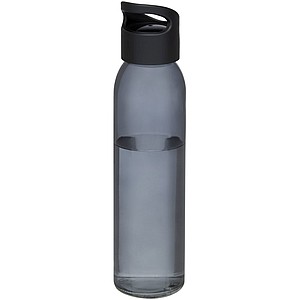 Skleněná láhev na pití, 500ml, černá - reklamní předměty