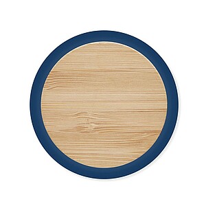 Skleněná láhev na pití, 500ml, matný povrch, modrá