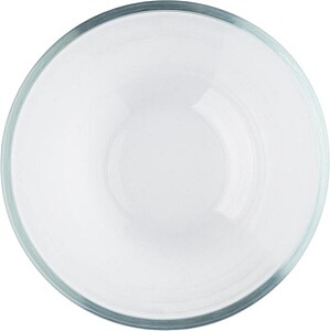 Skleněná salátová mísa, středně hnědá