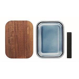 Skleněný box na jídlo 800ml, modrá