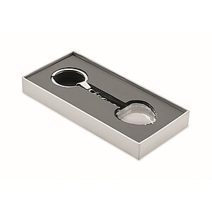 Skleněný přívěsek tvaru srdce, transparentní