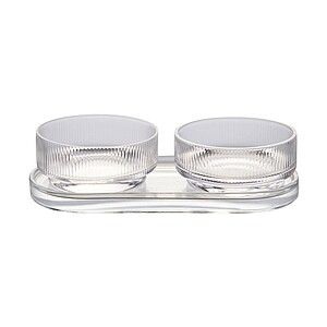 Skleněný tapas set, transparentní - reklamní předměty