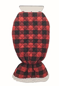 Škrabka na led s rukavicí, červená - reklamní předměty