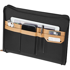 Sloha na zip s linkovaným blokem, černá